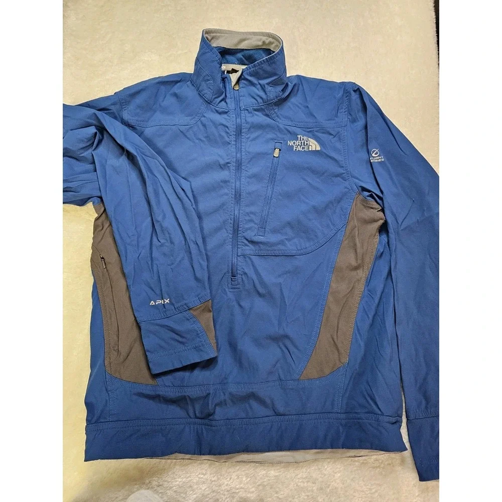 The North Face 1/2 Zip Pullover Long Sleeve Mens S Flight Serious‎ Apex Jacket